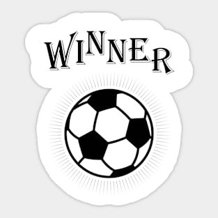 Soccer Winner Goal Champion Soccer Ball Football Sticker